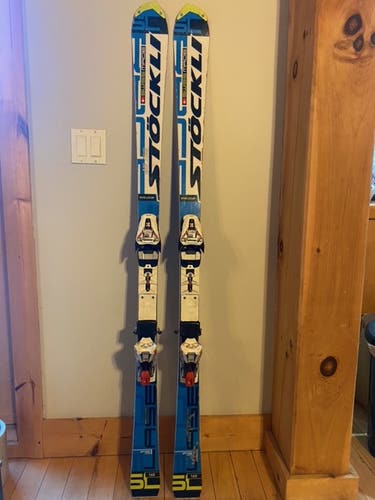 Stockli 160 cm  SL Racing Skis With  Marker Bindings
