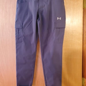 Under Armour dark gray all season gear pants. Size 8. NWT.