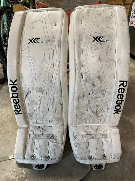 Used 30" +1 Reebok XLT Goalie Leg Pads