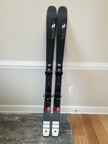 Used Women's 2020 K2 163 cm All Mountain Mindbender Skis With Bindings Max Din 11