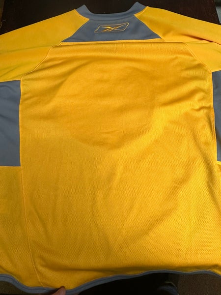 Yellow New Large Reebok Jersey