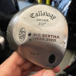 Callaway Big Bertha War Bird Driver 10 Deg In Right Handed  Graphite shaft