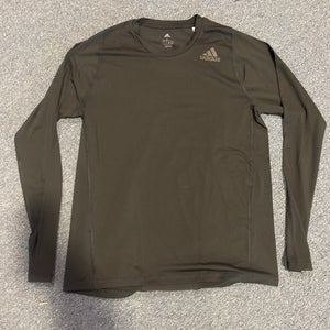 New Black Adidas Climalite / AlphaSkin Compression Long Sleeve Shirt M, Lg , XL