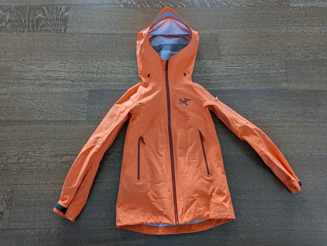 Arc'teryx Sentinel AR Women's Technical Shell Jacket XS Orange Awestruck