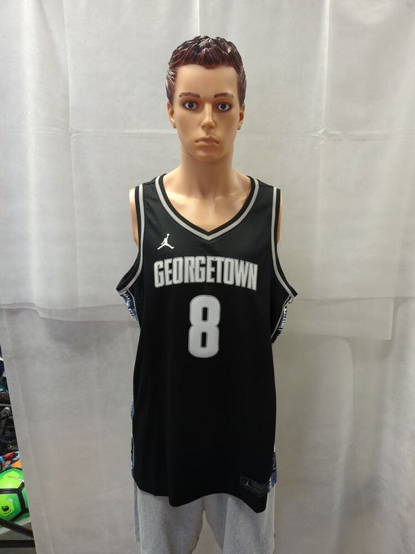 Jordan Men's Georgetown Hoyas #8 Black Limited Basketball Jersey, Medium