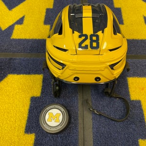 University of Michigan Hockey Game Helmet #28