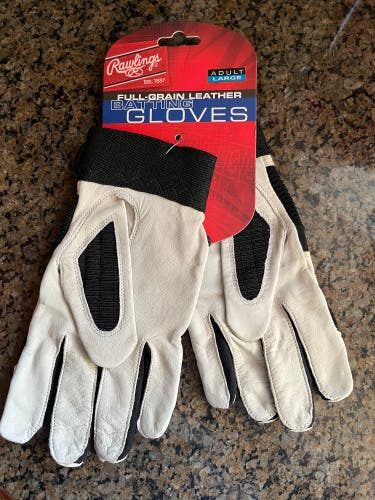 New Large Rawlings Batting Gloves