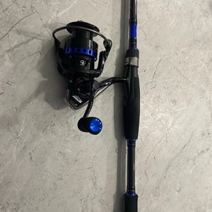 Dobyns Maverick spinning reel and rod combo.
