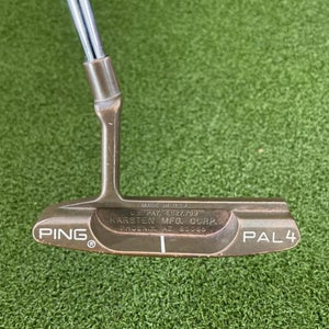 Ping PAL 4 BeCu 85068 Putter, RH, 36” Stock Steel Shaft & Ping Grip -Great!