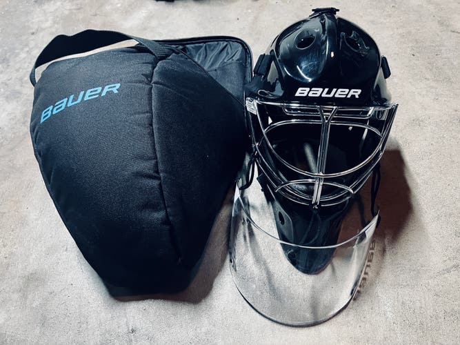Bauer NME 7 Goalie Mask with Throat Protector FIT 3 (Medium / Large)