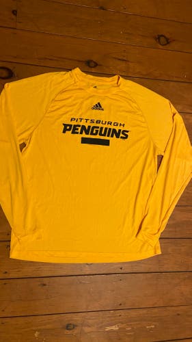 adidas Pittsburgh Penguins Performance Long Sleeve Shirt