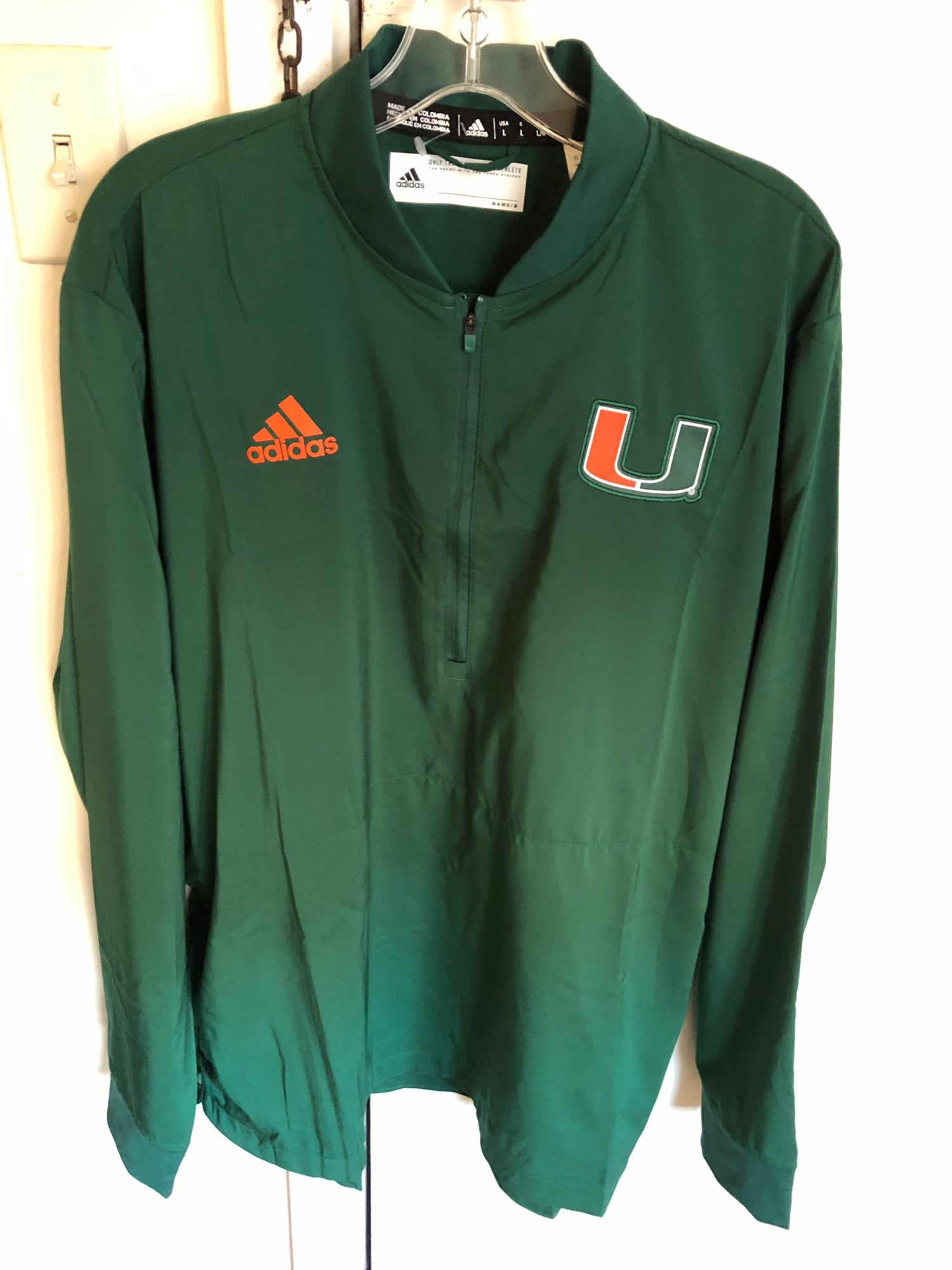 miami hurricanes adidas jacket