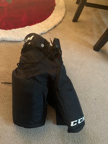 Large Junior Ccm Jet speed Ft350 Black Player Pants