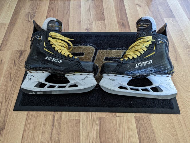Bauer Supreme 2S Pro Hockey Skates Regular Width Size 7D - Step Blacksteel 263