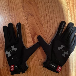Used Under Armour large BioFit Lacrosse Gloves
