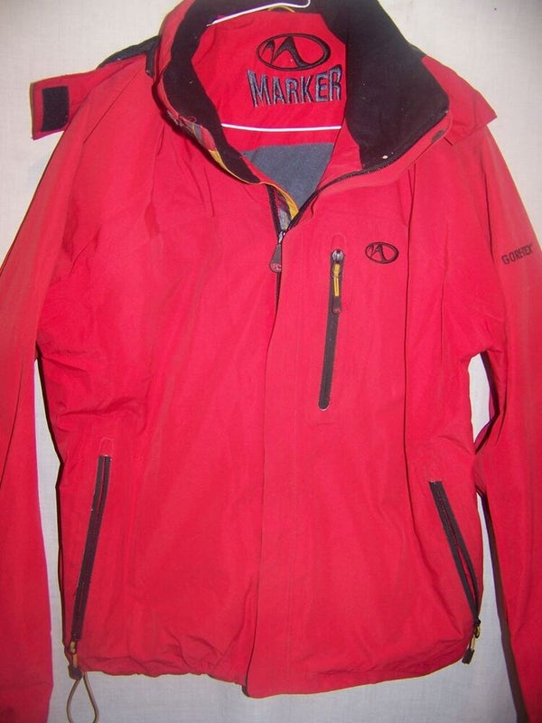 GORE Bike Wear ACTIVE SHELL Jacket Windbreaker Mens Medium GORE-TEX  Red/Black