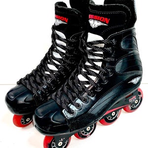 Mission 250 Black Inline Street Hockey Roller Skates Size 12D (US Men Shoe 12)