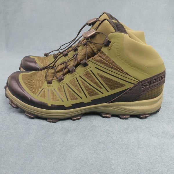 Troende terrorist Resten Salomon Speed Assault Olive Mens Hiking Shoes Size 8 Green Trail Sneakers  407424 | SidelineSwap
