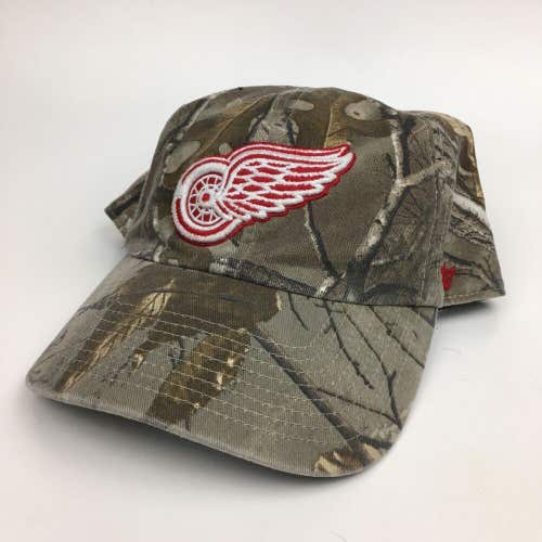 Detroit Red Wings 47 Brand x Real Tree Camo Strapback Clean Up Cap Hat