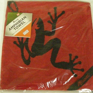 Frogger Amphibian Towel (Red) 28"x14" Golf NEW