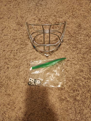 Used like new CCM Certified cat eye cage chrome
