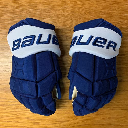Bauer Supreme MX3 Pro Stock Hockey Gloves 13” Nylander Maple Leafs