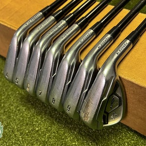 Used Callaway APEX Forged CF16 Irons 4-PW Tour AD 85g Regular Graphite Golf Set