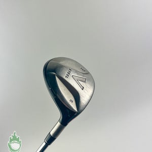 Used RH TaylorMade V-Steel Fairway 5 Wood 18* Stiff Flex Steel Golf Club