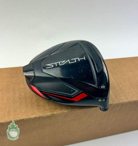 Used Right Handed Tour Issue TaylorMade Stealth Driver 8* HEAD ONLY Golf Club