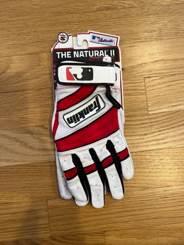 NEW Franklin The Natural II Batting Gloves (Adult Small)