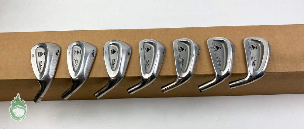 Used Right Handed Titleist DCI Black 962 Irons 4-PW HEADS ONLY Golf Club Set