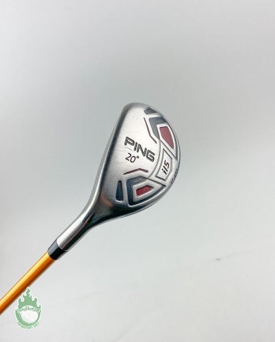 Used LEFT Handed Ping i15 Hybrid 20* Stiff Flex Graphite Golf Club