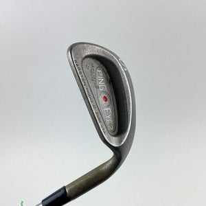 Used RH Ping Karsten Red Dot Ping Eye 2 Sand Wedge Steel Wedge Flex Golf Club