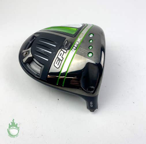 Used Right Handed 2021 Callaway EPIC Max Driver 12* HEAD ONLY Golf Club