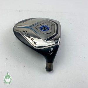 Used Right Handed TaylorMade JetSpeed Fairway 3 Wood 15* HEAD ONLY Golf Club