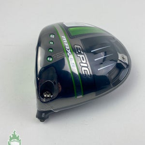 New LH 2021 Callaway EPIC Max LS (Low Spin) Driver 9* HEAD ONLY Golf Club