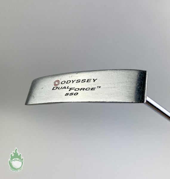 Used RH Steel Odyssey Dual Force 550 35" Putter Steel Golf Club Odyssey Grip