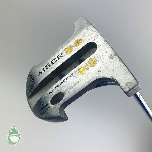 Used Right Handed Silver MG Master Grip 415CR Mallet Putter Pat Simmons