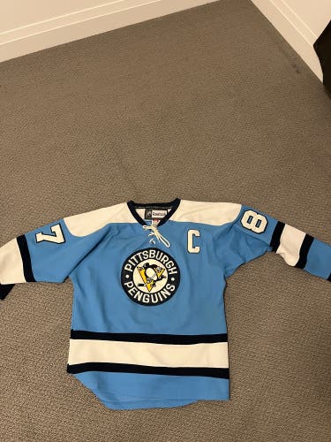 Blue Sidney Crosby Reebok Jersey