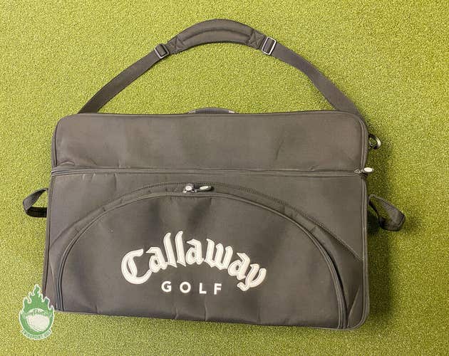 Used Black Callaway Golf Accessory Carry Case/Shoe Bag