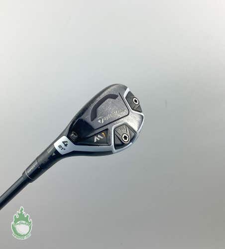 Used LH 2016 TaylorMade M1 Rescue 4 Hybrid 21* 80g Stiff Graphite Golf Club