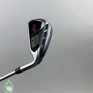 Used Right Hand Demo Callaway RAZR X Forged 6 Iron Uniflex Flex Steel Golf Club