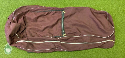 Used Vintage MacGregor Golf Mauve Fabric Golf Bag Travel Case