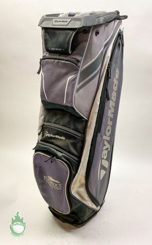 Used TaylorMade San Clemente Cart Carry Golf Bag - Black & Gray