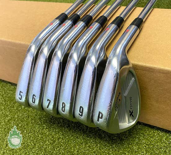 Tour Issue Callaway X-Forged '18 Irons 5-PW Project X LZ 6.0 Stiff Steel Set