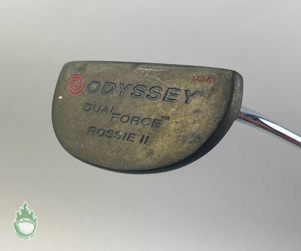 Used Right Handed Odyssey Dual Force Rossie II 34" Putter Steel Golf Club