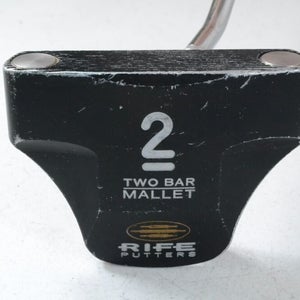 Guerin Rife Two Bar Mallet 34" Putter Right Steel # 149686