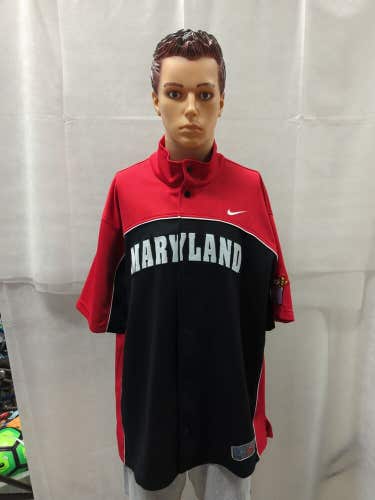 Vintage Maryland Terrapins Nike Warmup Jacket XL NCAA