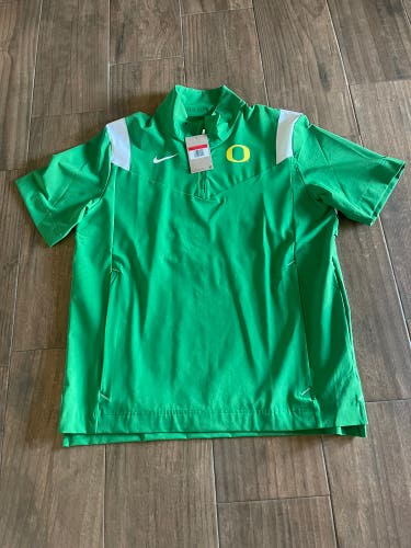 New Nike Oregon Ducks S/S Jacket Mens L
