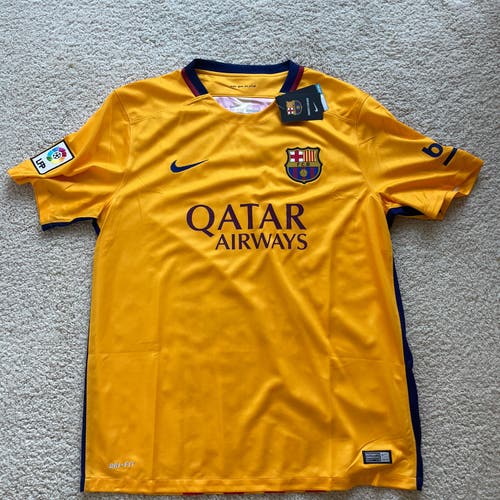 NEW Nike Barcelona Soccer Jersey Size XLarge With Tags